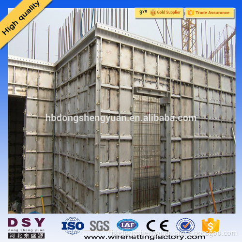 building construction aluminum formwork system instead of plastic concrete formwork